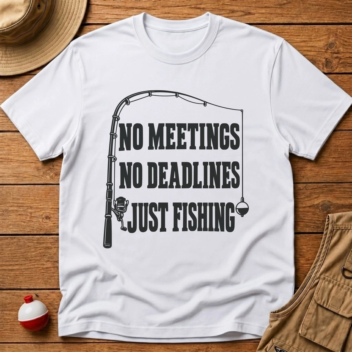 Just Fishing T-Shirt - Floating Bobber