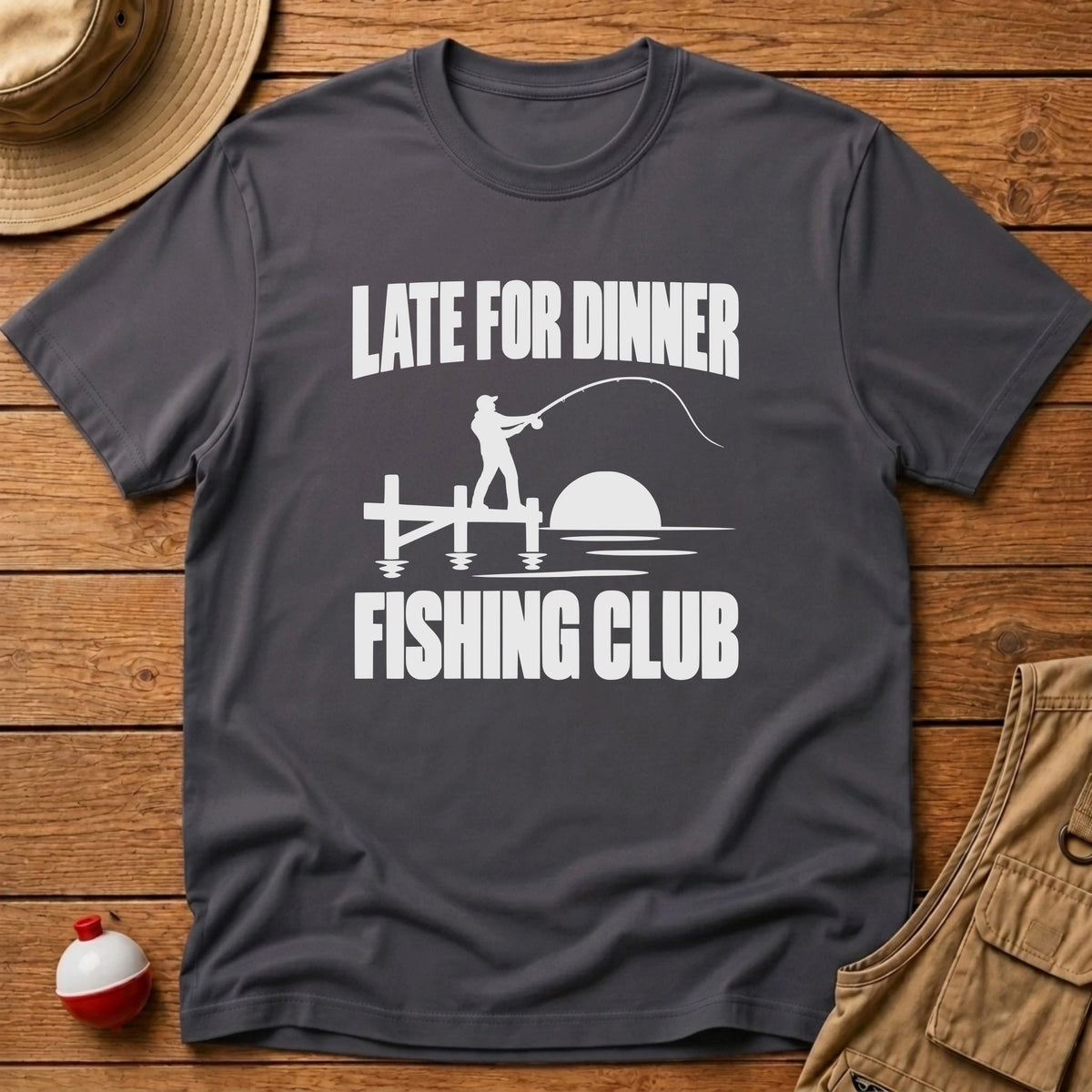 Late For Dinner Club T-Shirt - Floating Bobber