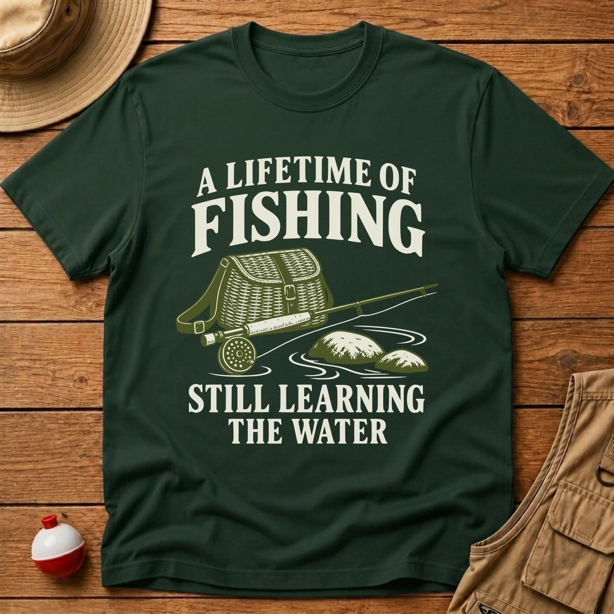 Lifetime of Fishing T-Shirt - Floating Bobber