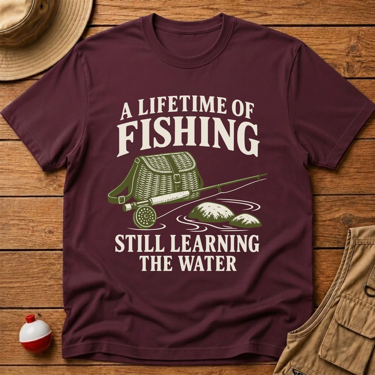 Lifetime of Fishing T-Shirt - Floating Bobber