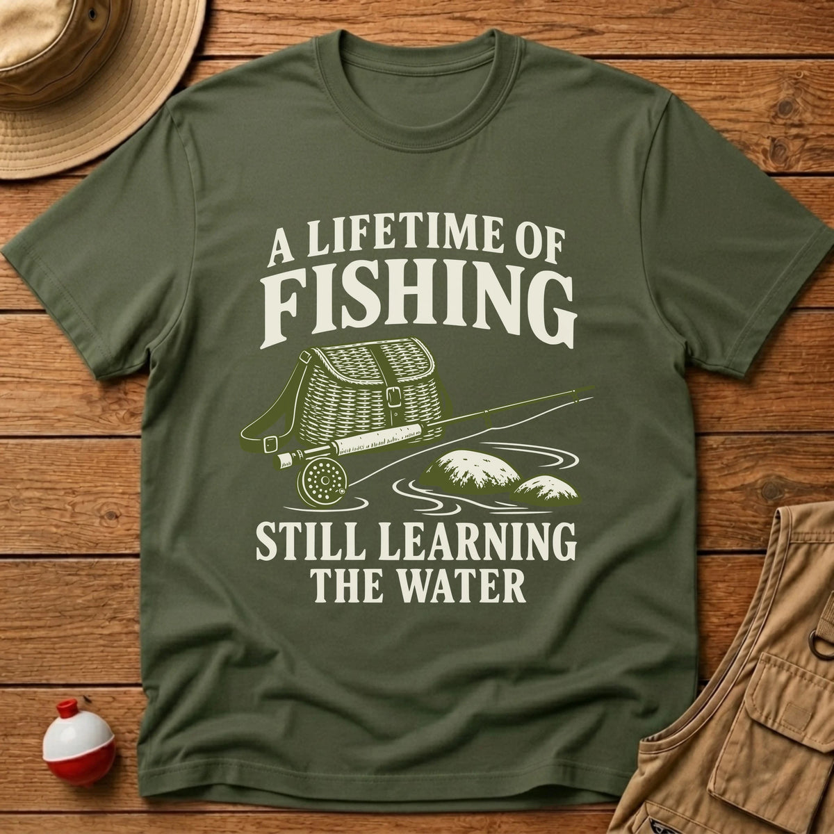 Lifetime of Fishing T-Shirt - Floating Bobber