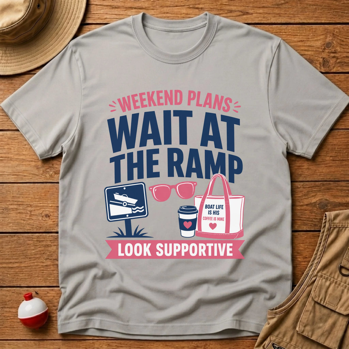 Look Supportive T-Shirt - Floating Bobber