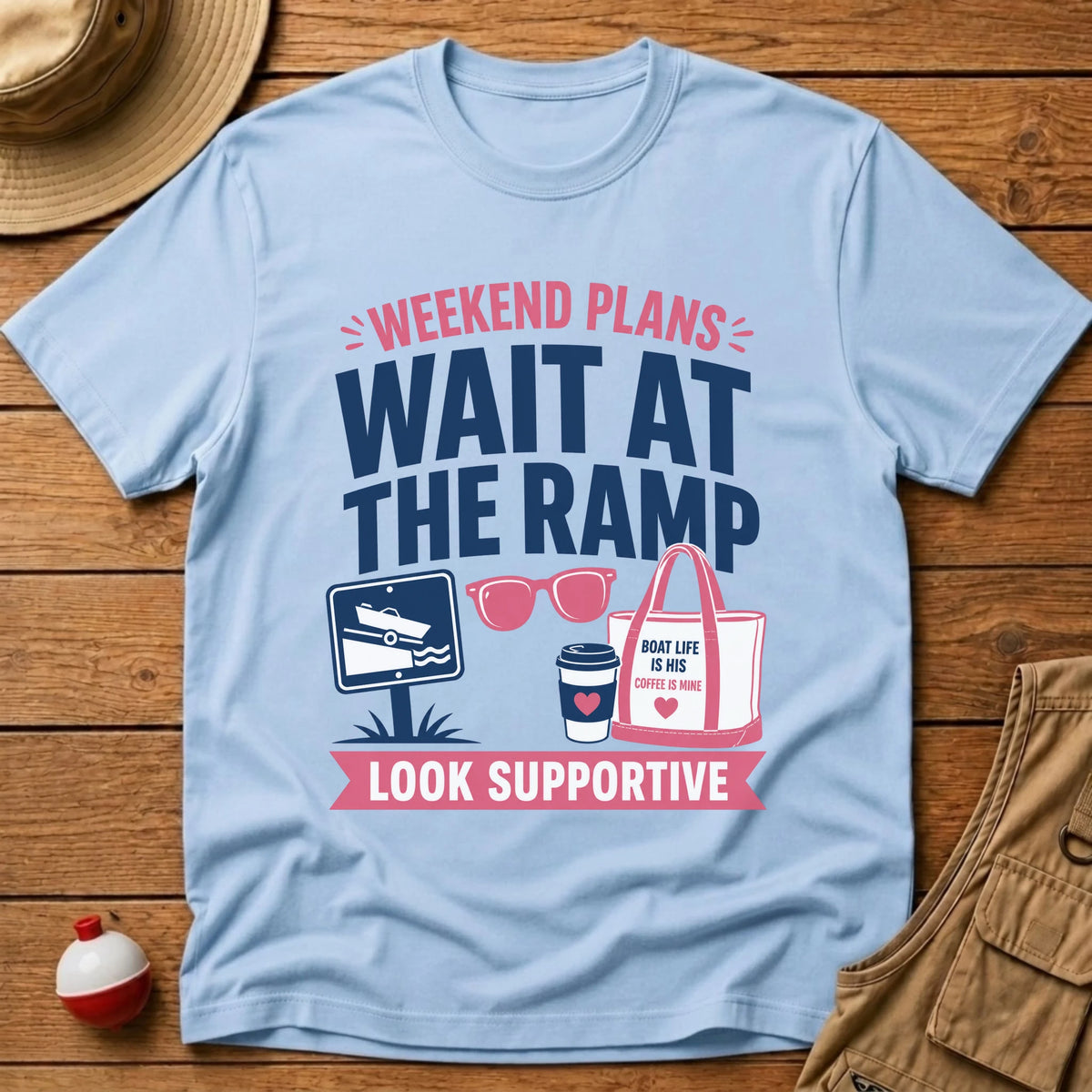 Look Supportive T-Shirt - Floating Bobber
