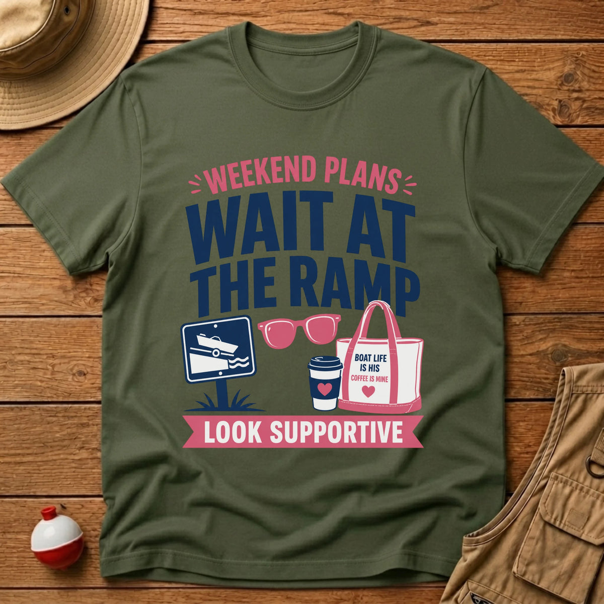 Look Supportive T-Shirt - Floating Bobber