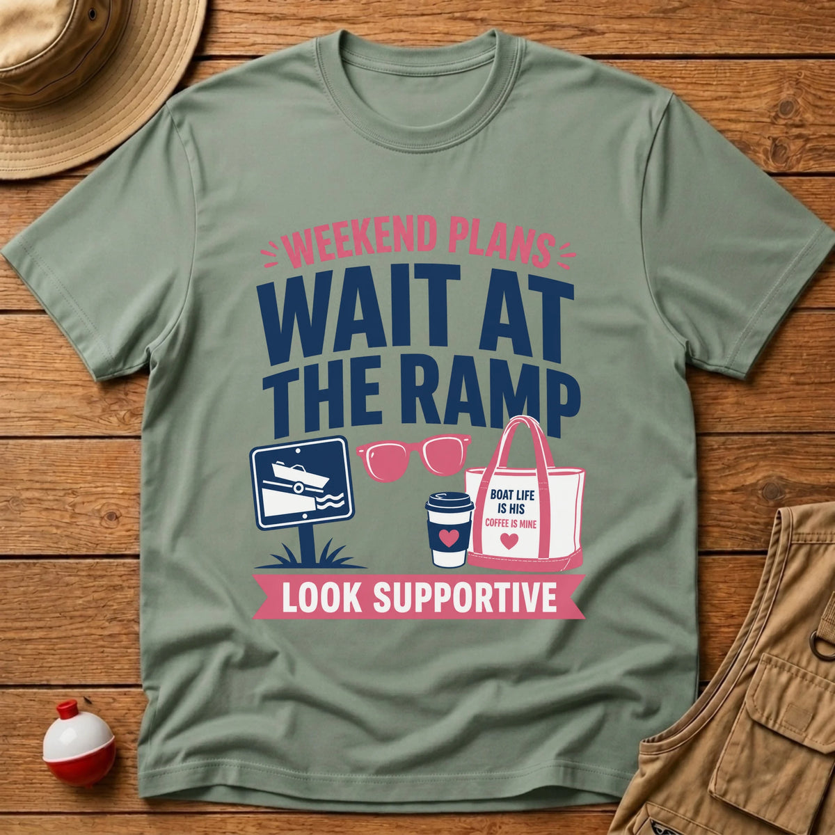 Look Supportive T-Shirt - Floating Bobber