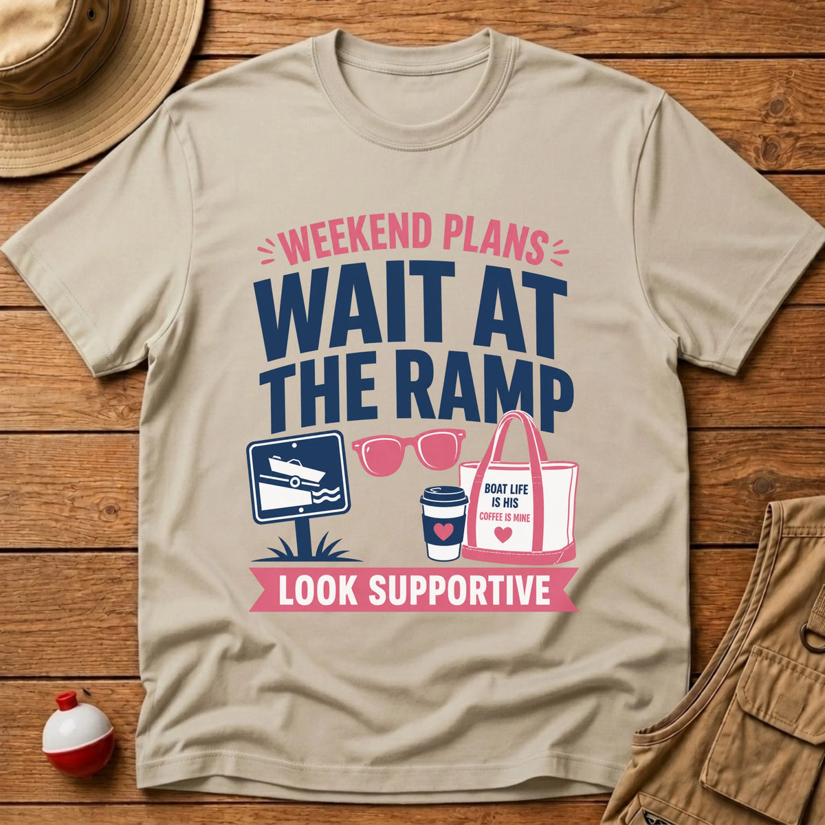 Look Supportive T-Shirt - Floating Bobber