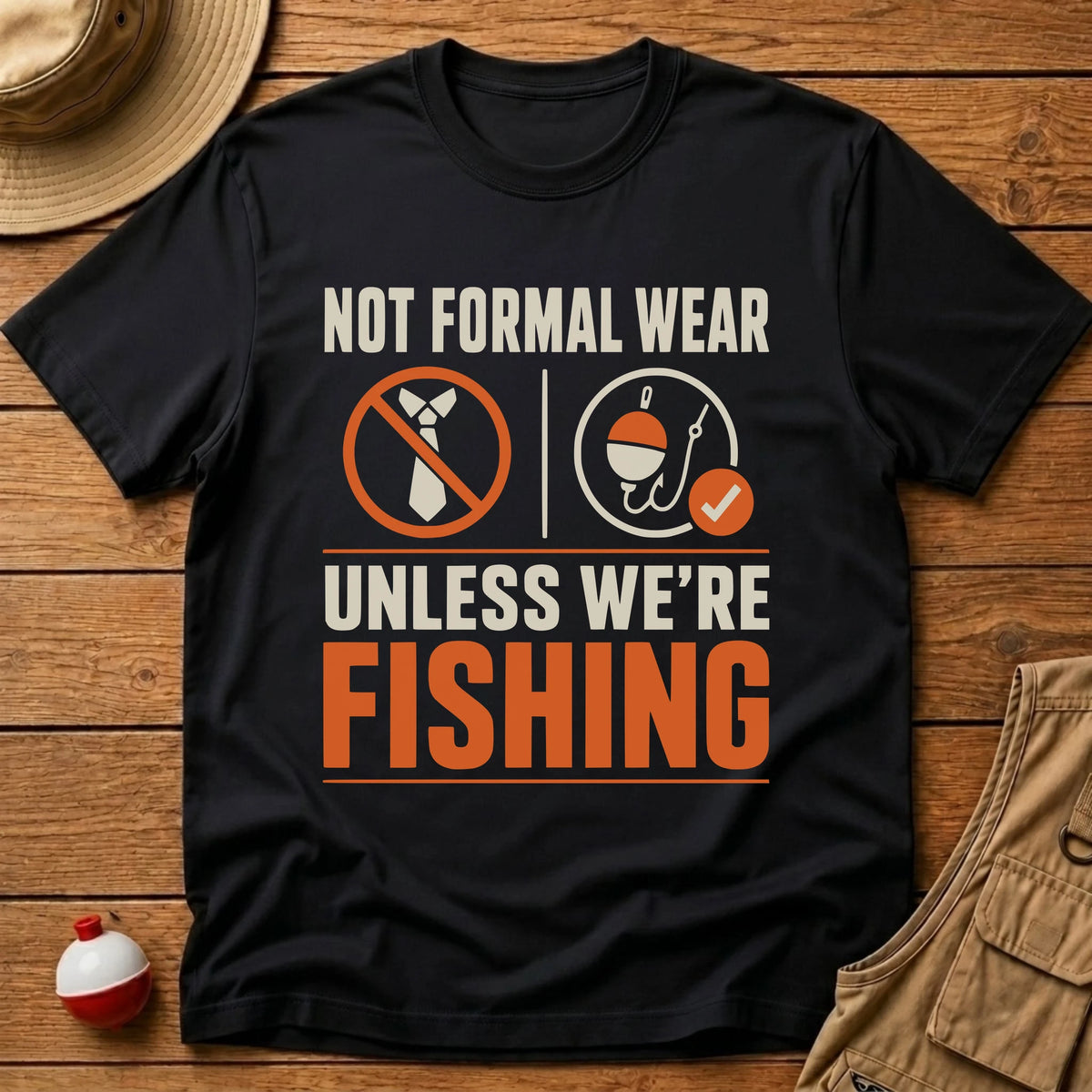 Not Formal Wear T-Shirt - Floating Bobber