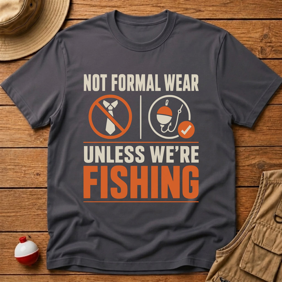 Not Formal Wear T-Shirt - Floating Bobber