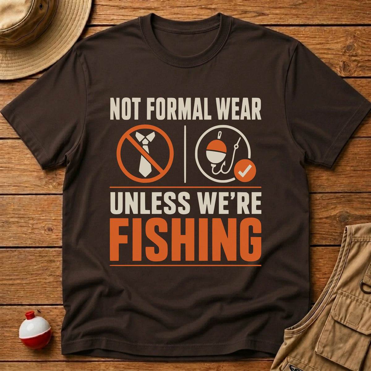 Not Formal Wear T-Shirt - Floating Bobber