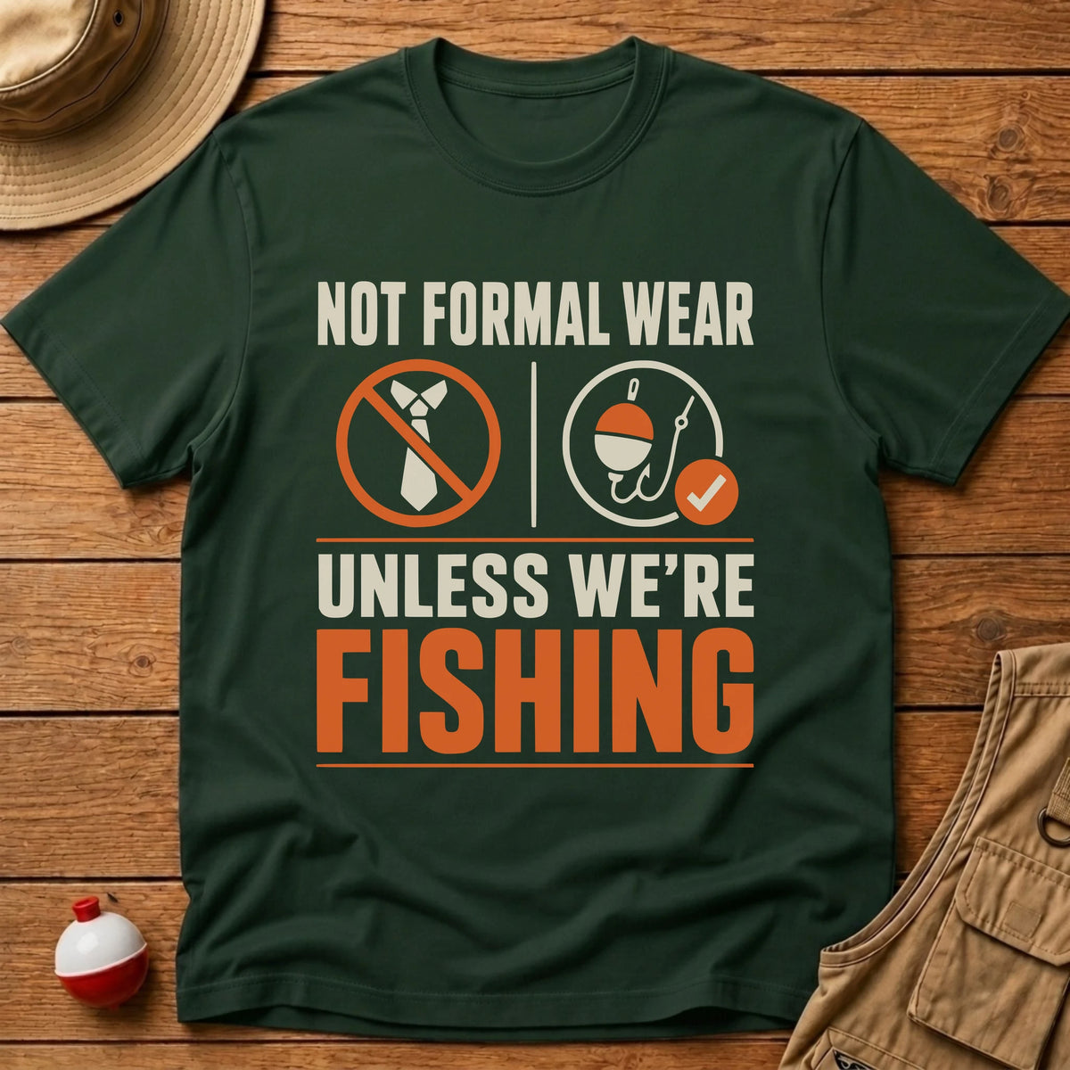 Not Formal Wear T-Shirt - Floating Bobber