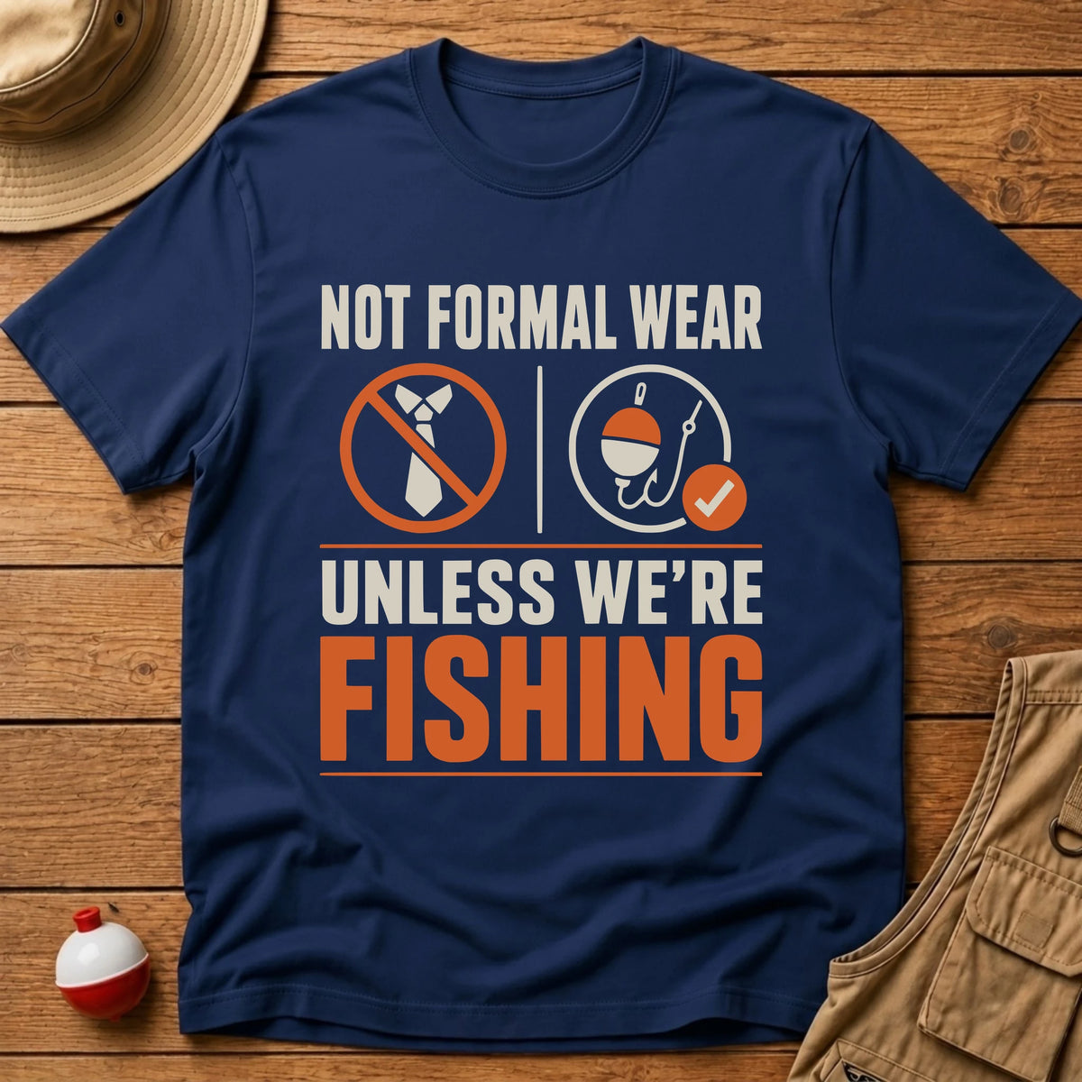 Not Formal Wear T-Shirt - Floating Bobber