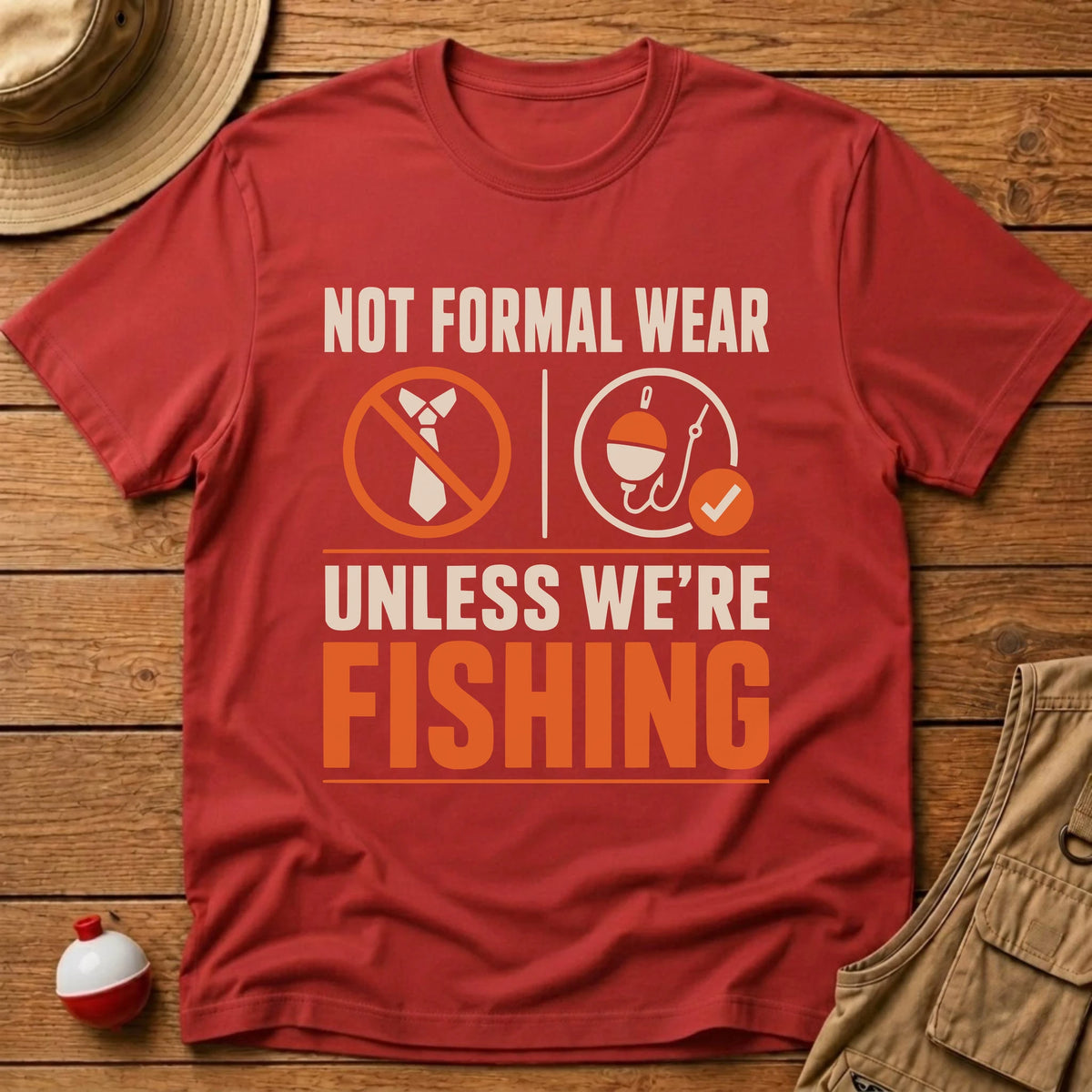 Not Formal Wear T-Shirt - Floating Bobber