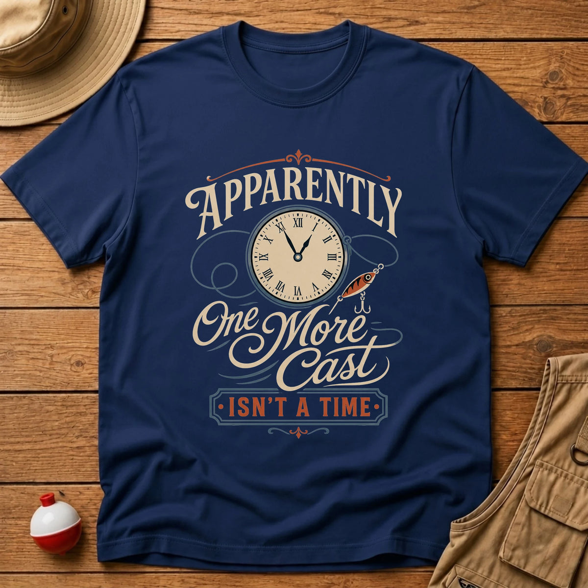 One More Cast Time T-Shirt - Floating Bobber