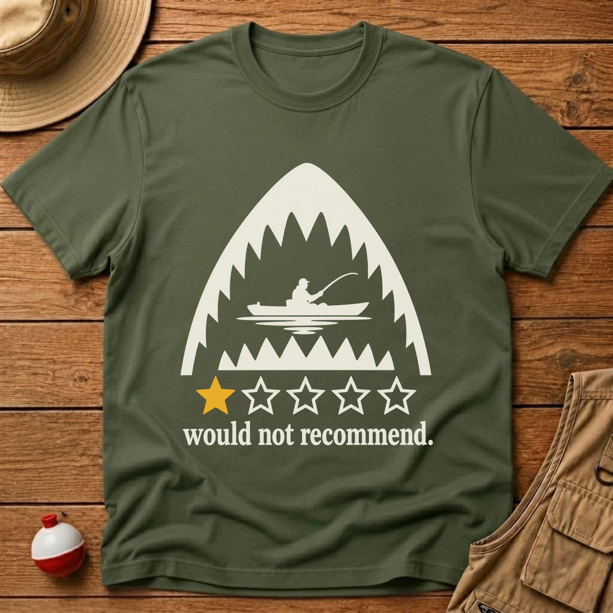 One Star T-Shirt - Floating Bobber