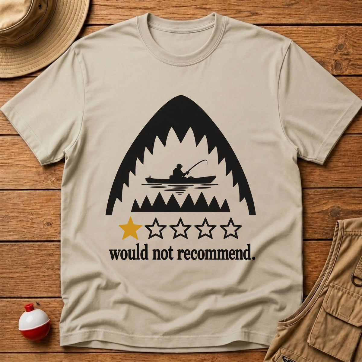 One Star T-Shirt - Floating Bobber