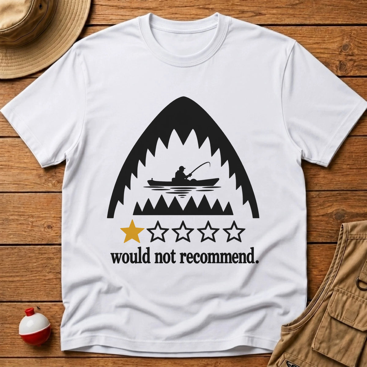 One Star T-Shirt - Floating Bobber