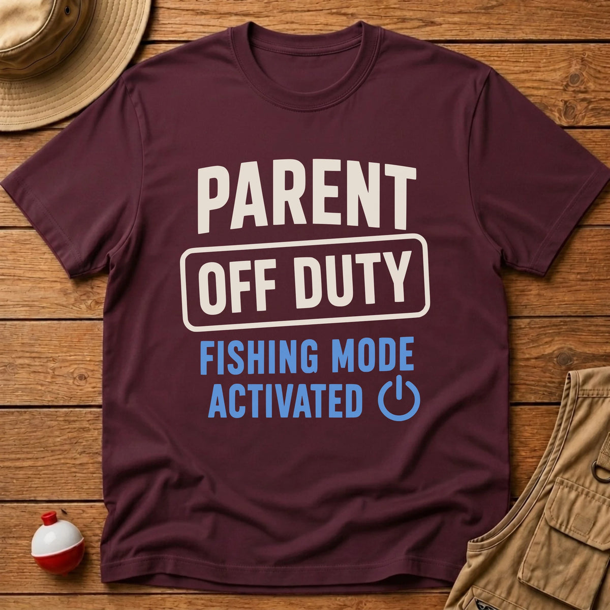 Parent Off Duty T-Shirt - Floating Bobber