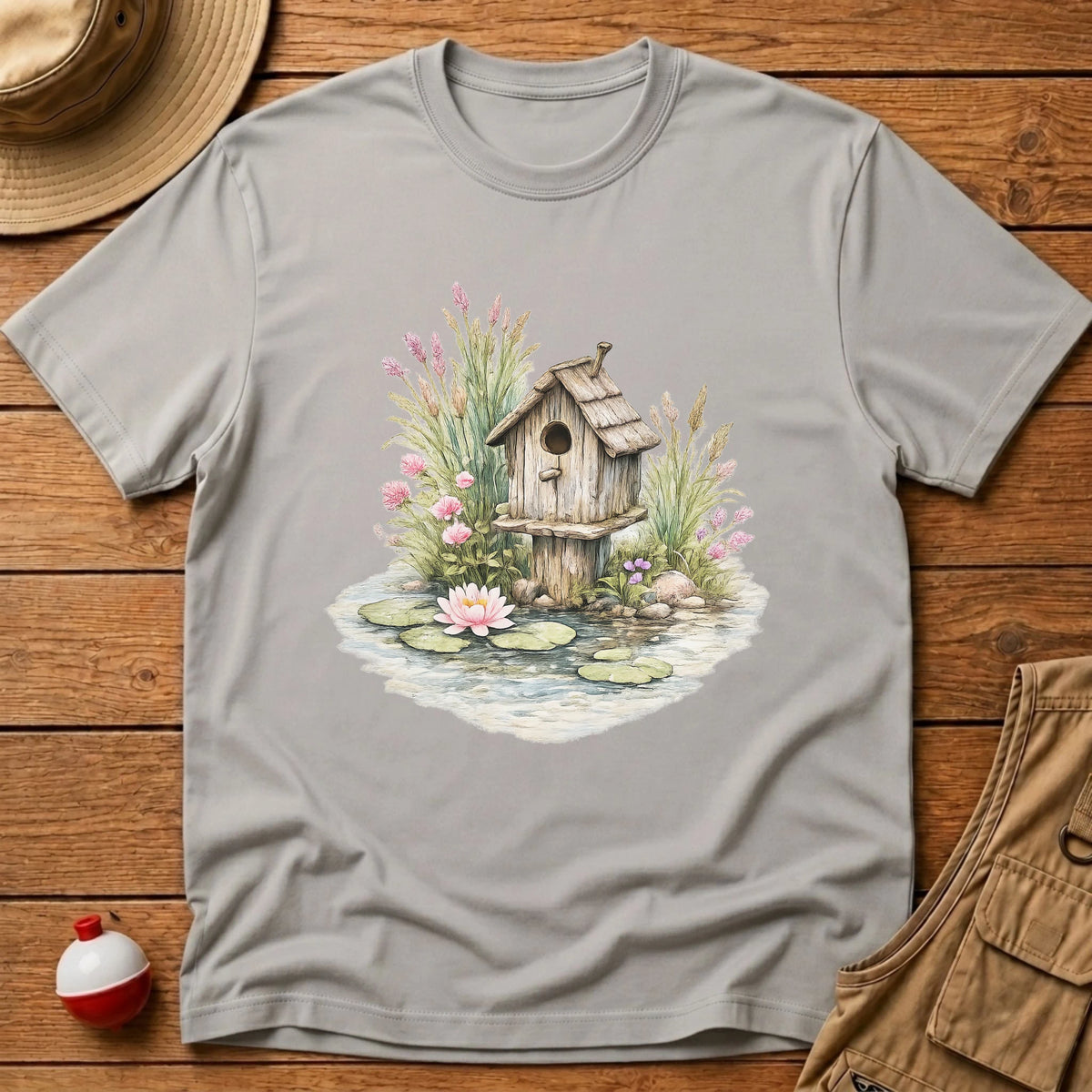 Pond Bird house T-Shirt - Floating Bobber