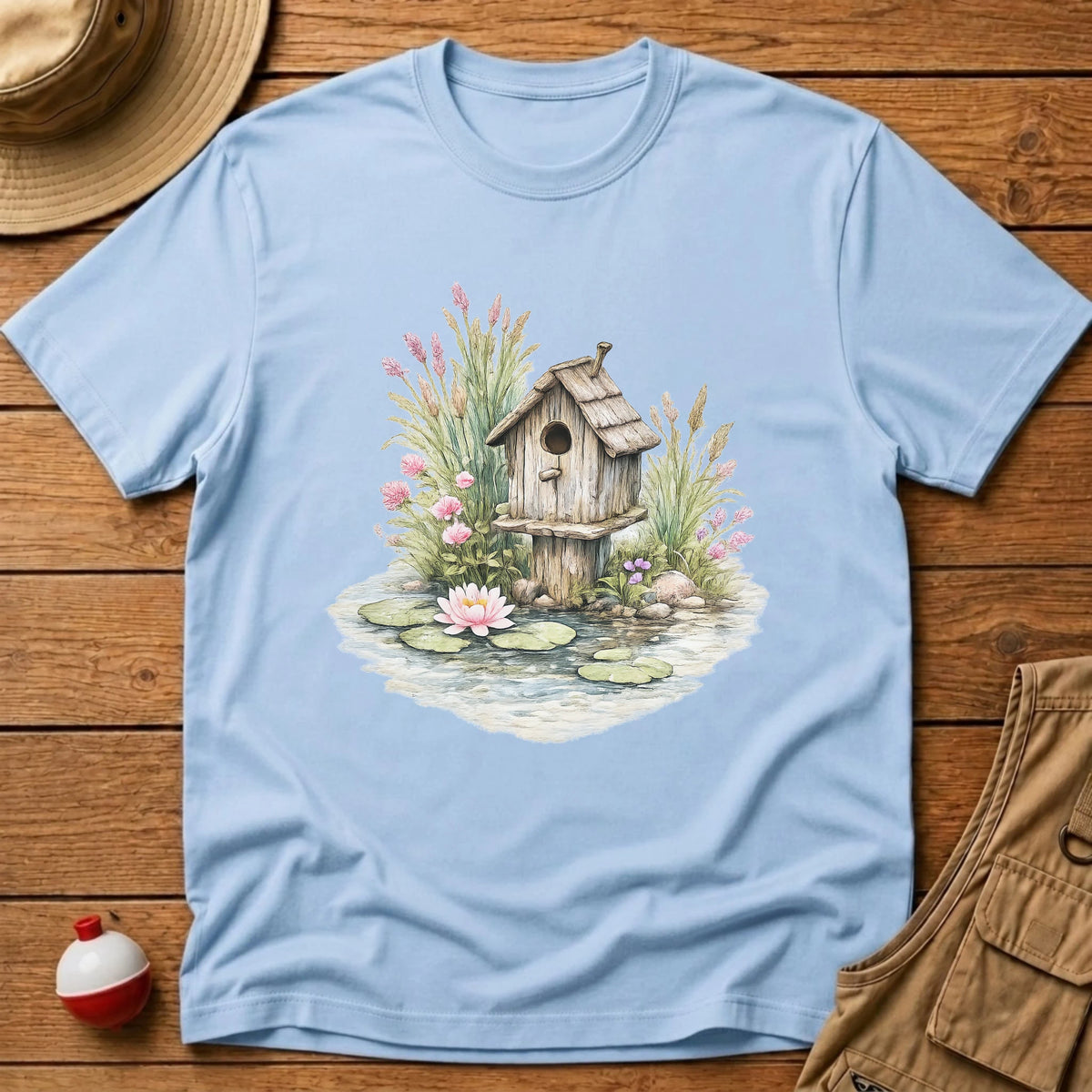Pond Bird house T-Shirt - Floating Bobber