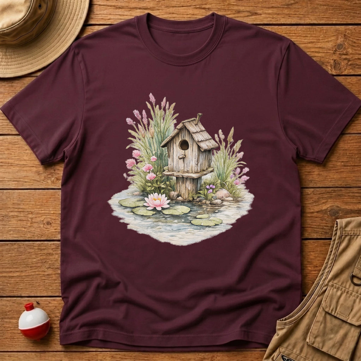 Pond Bird house T-Shirt - Floating Bobber