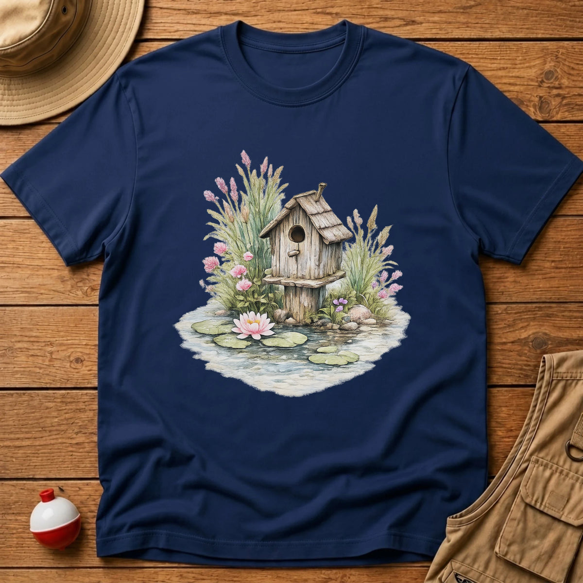 Pond Bird house T-Shirt - Floating Bobber