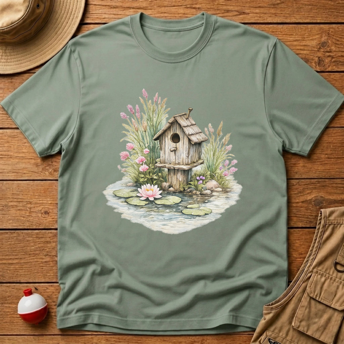 Pond Bird house T-Shirt - Floating Bobber