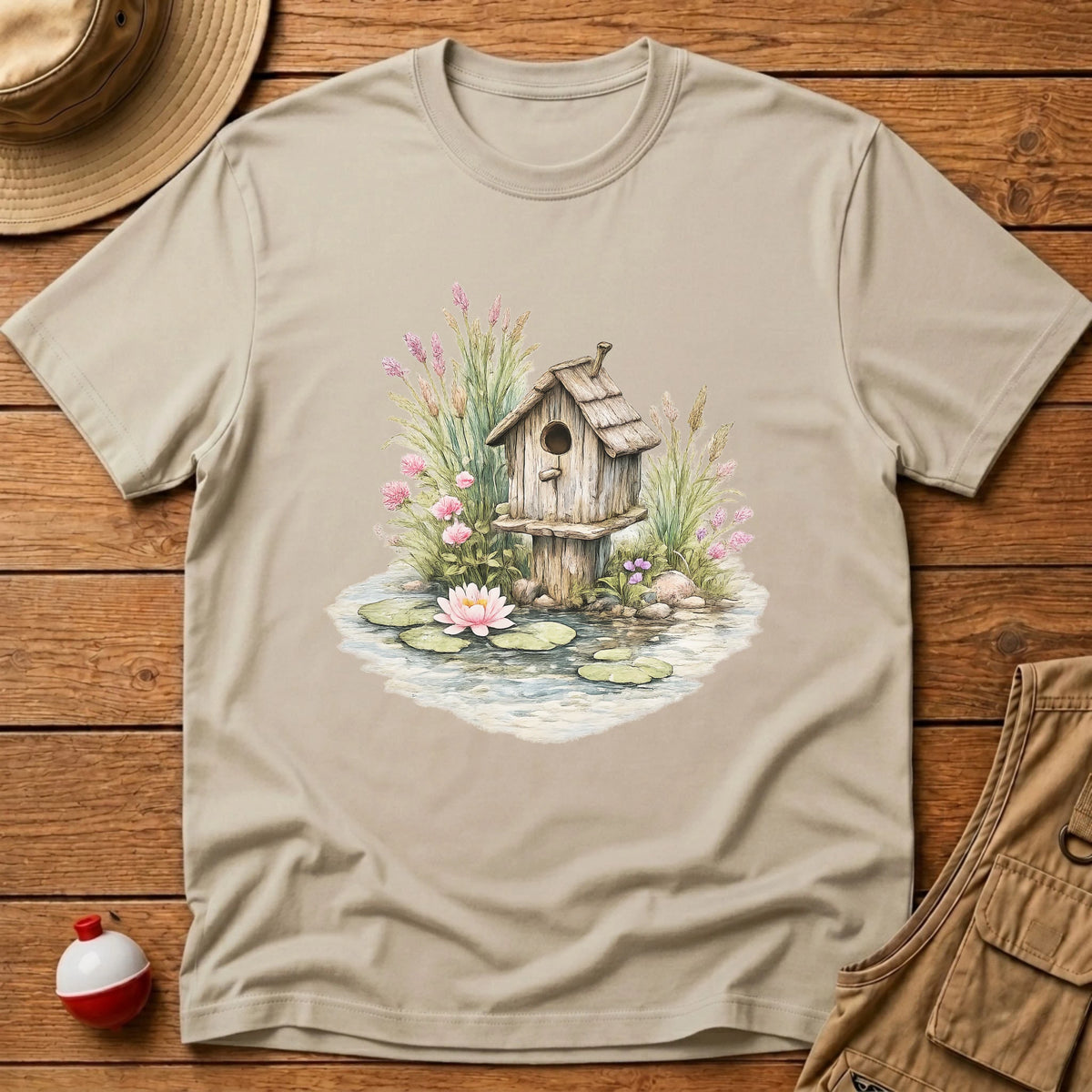 Pond Bird house T-Shirt - Floating Bobber