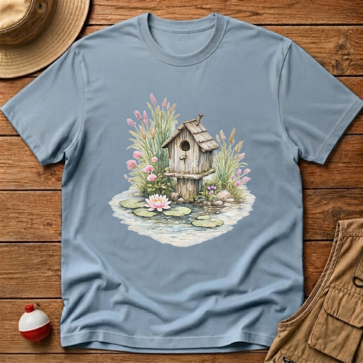 Pond Bird house T-Shirt - Floating Bobber