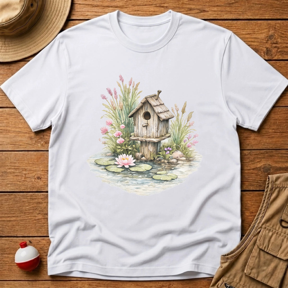 Pond Bird house T-Shirt - Floating Bobber
