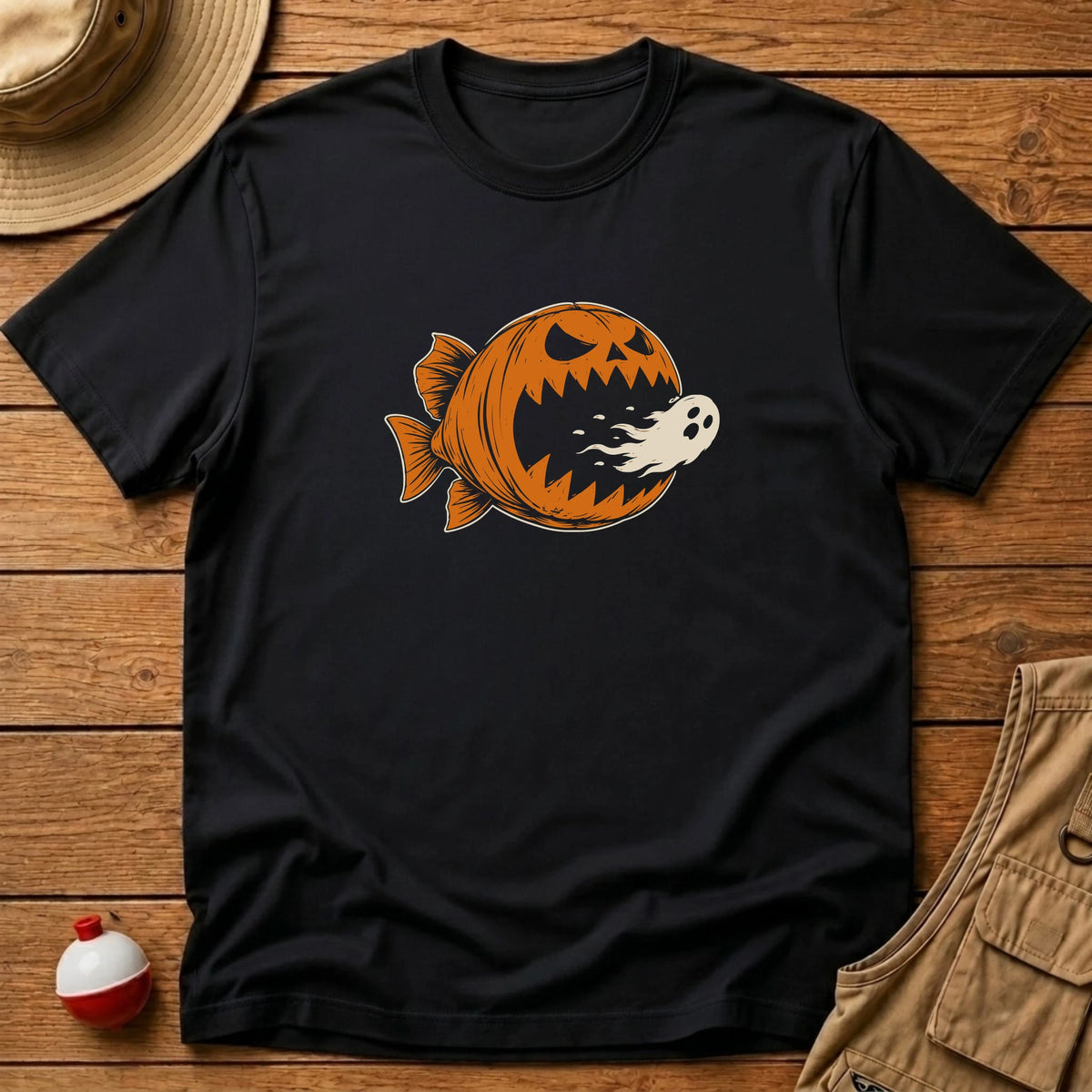 Pumpkin Fish T-Shirt - Floating Bobber