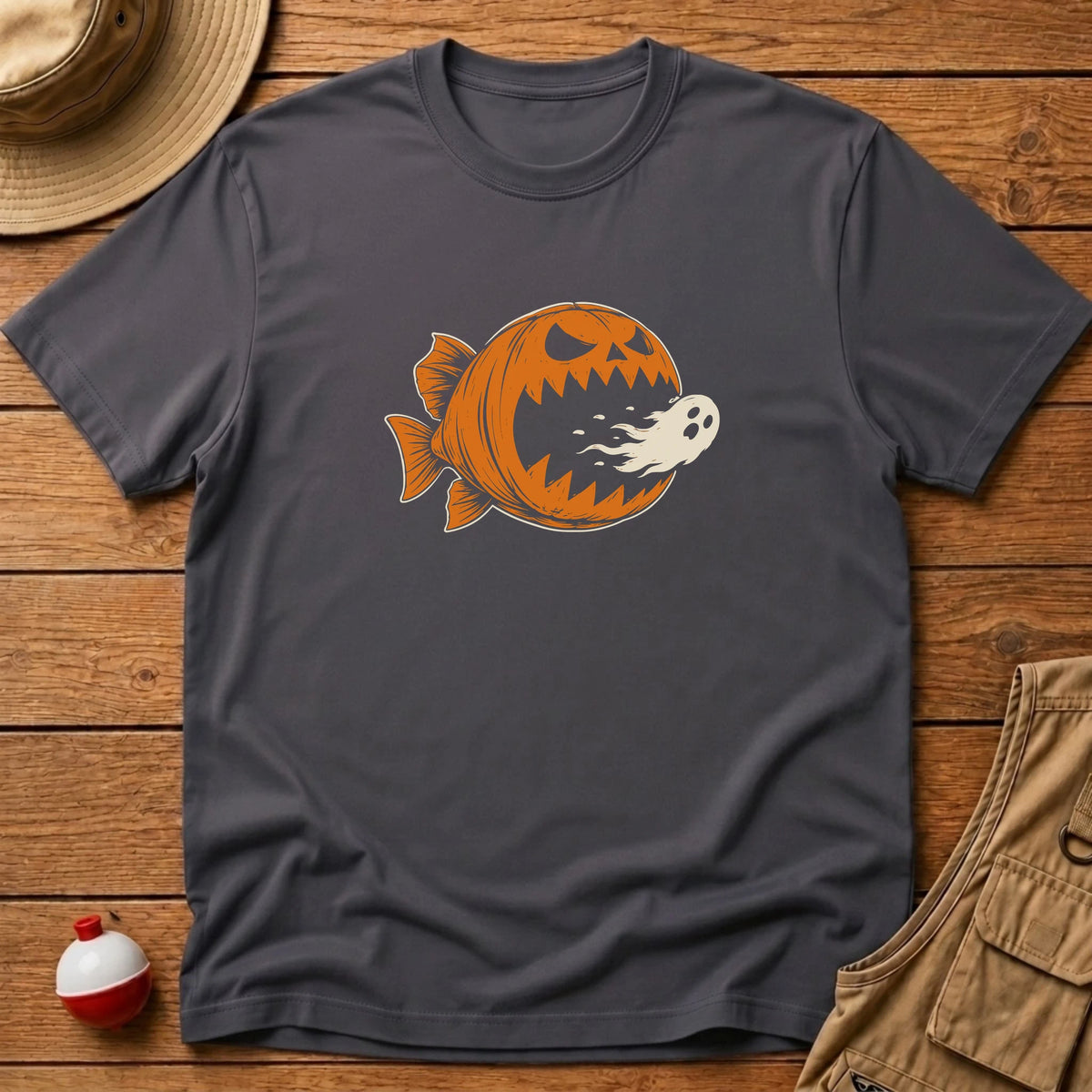 Pumpkin Fish T-Shirt - Floating Bobber