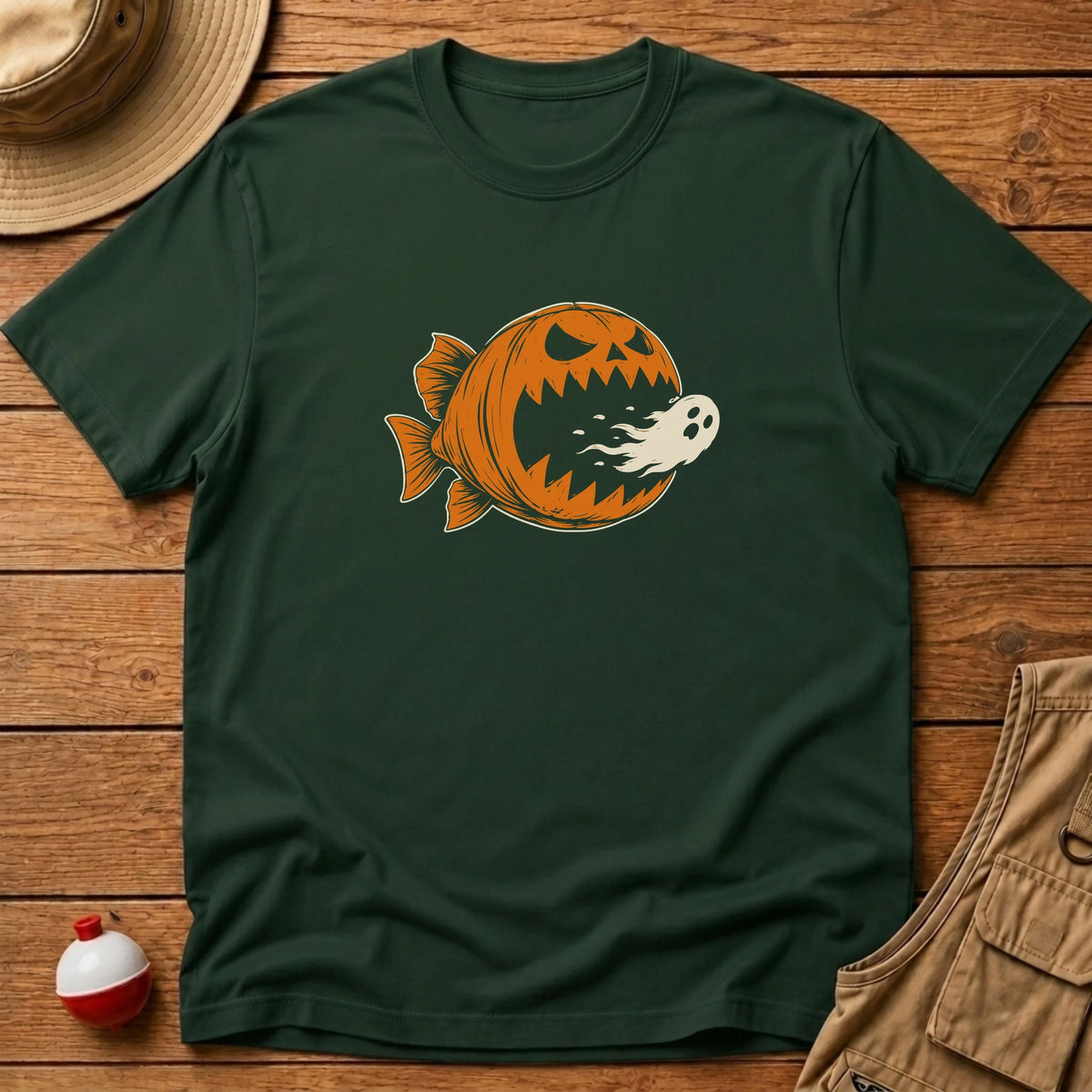 Pumpkin Fish T-Shirt - Floating Bobber