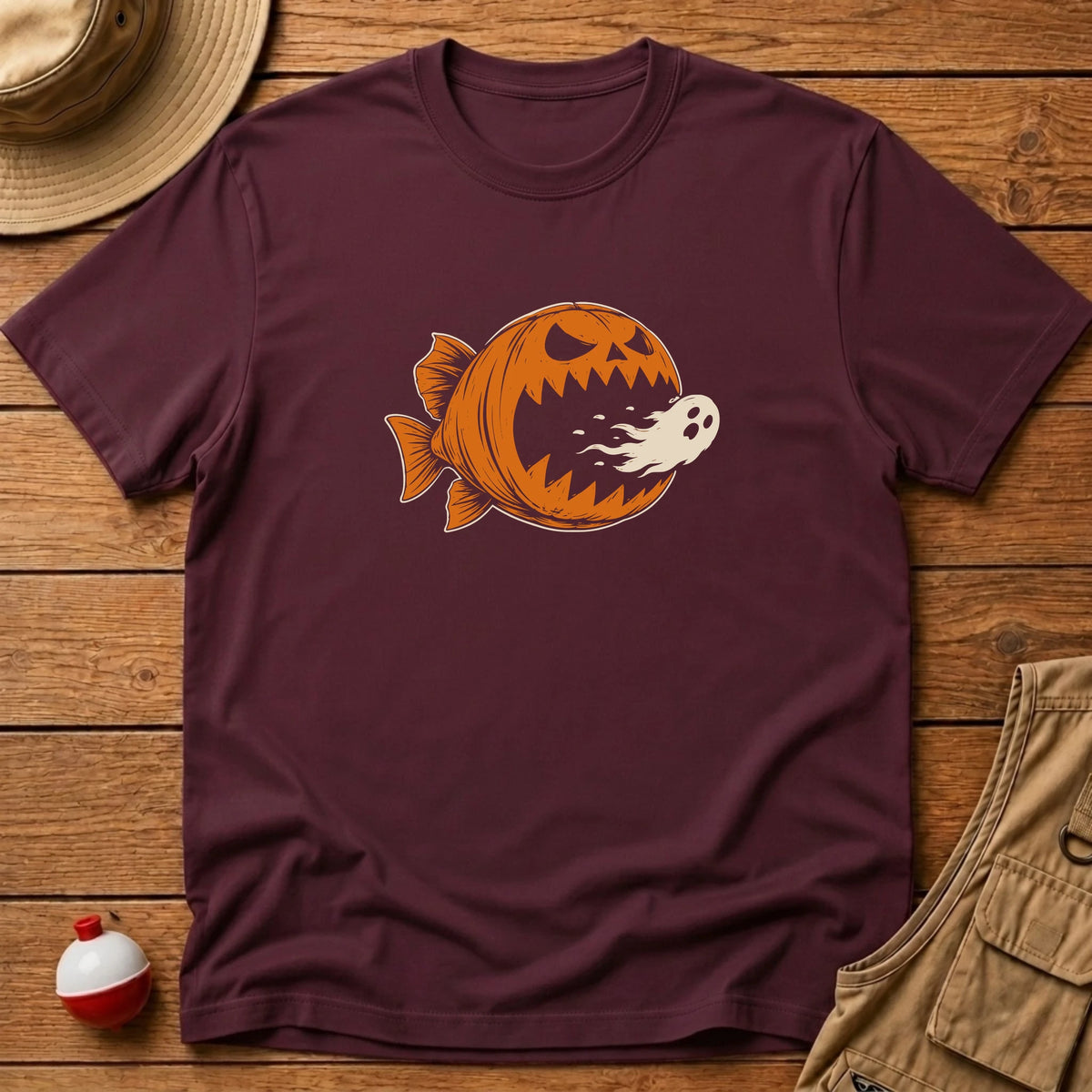Pumpkin Fish T-Shirt - Floating Bobber