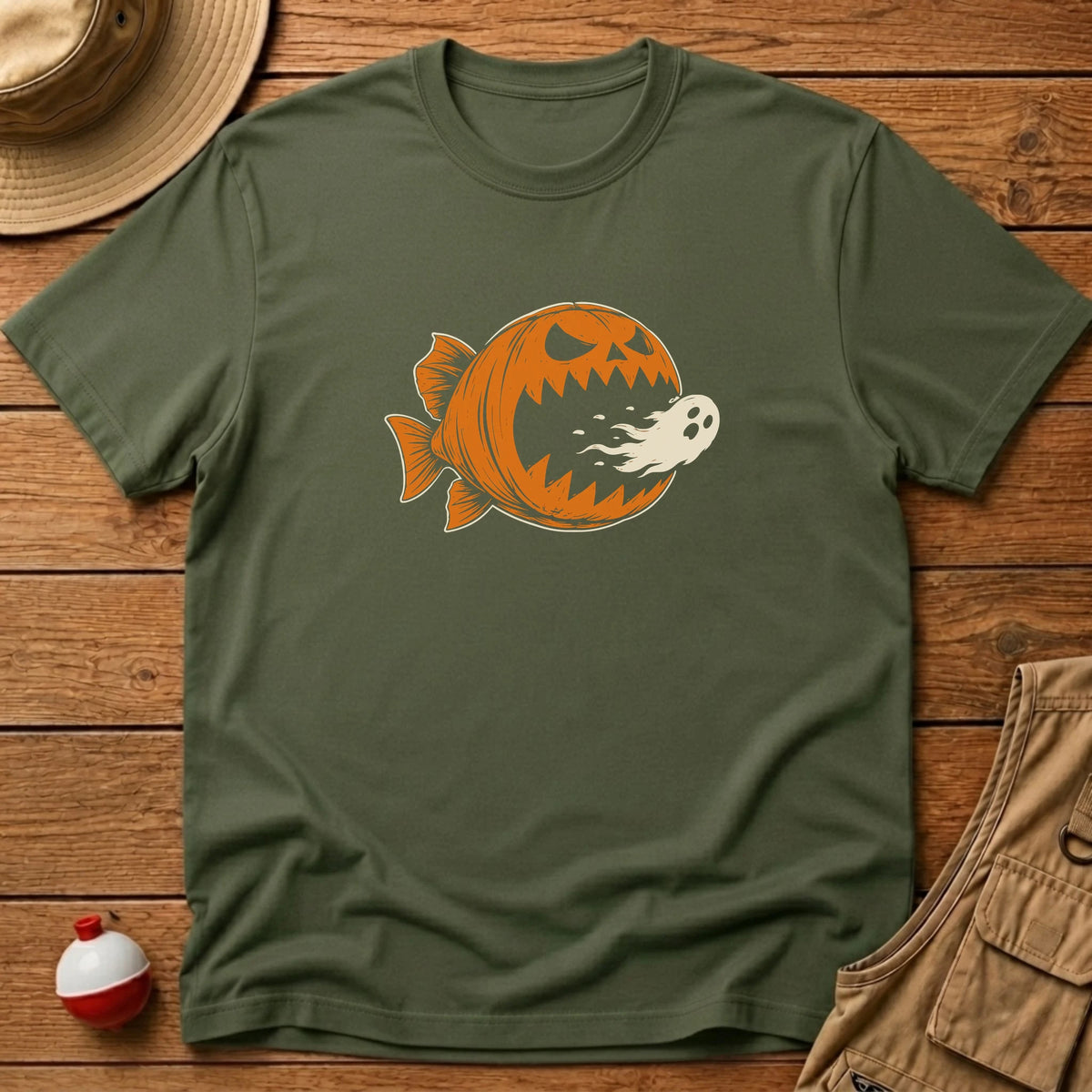 Pumpkin Fish T-Shirt - Floating Bobber