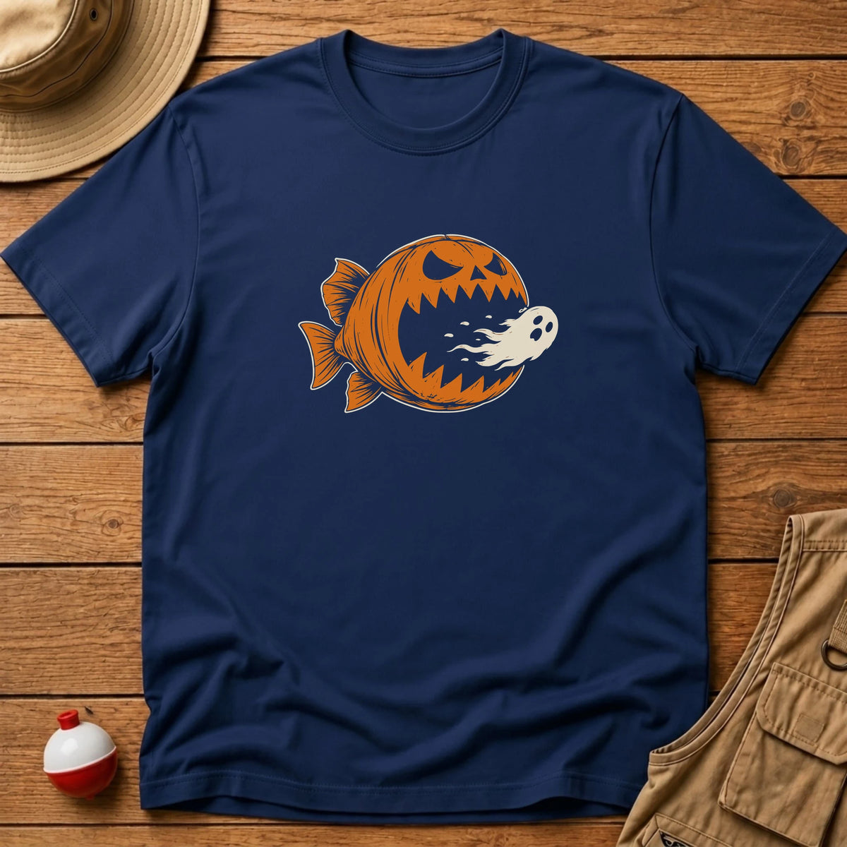 Pumpkin Fish T-Shirt - Floating Bobber