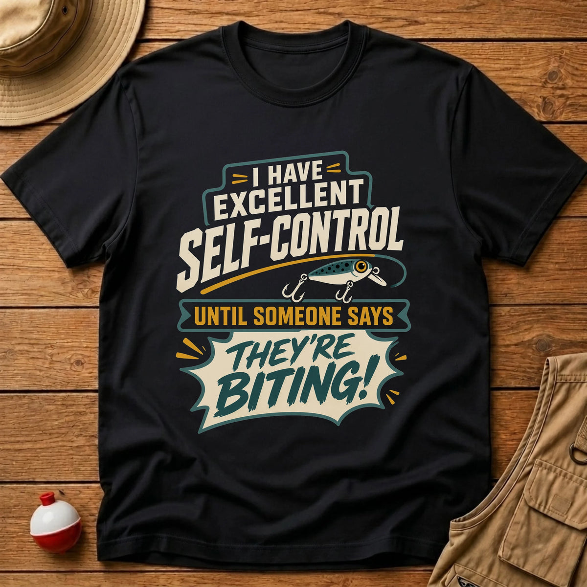 Self Control T-Shirt - Floating Bobber