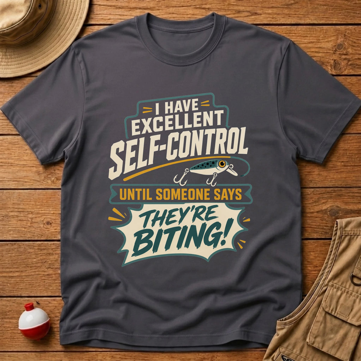 Self Control T-Shirt - Floating Bobber