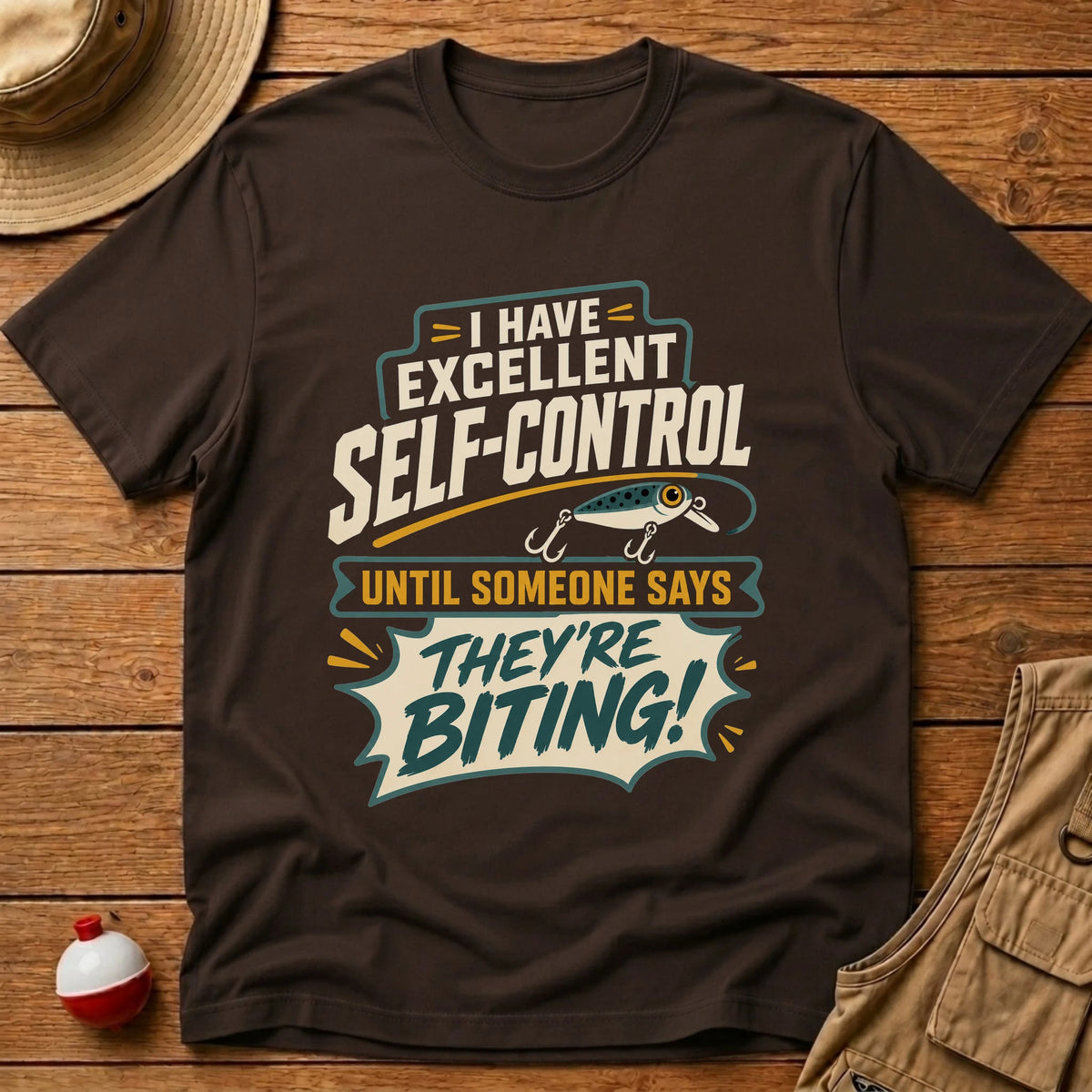 Self Control T-Shirt - Floating Bobber