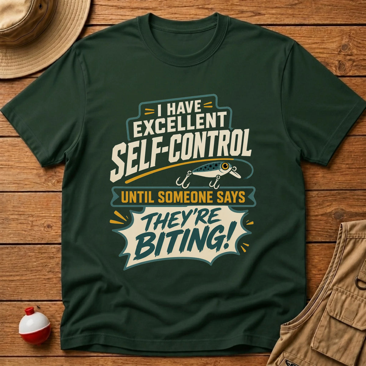 Self Control T-Shirt - Floating Bobber