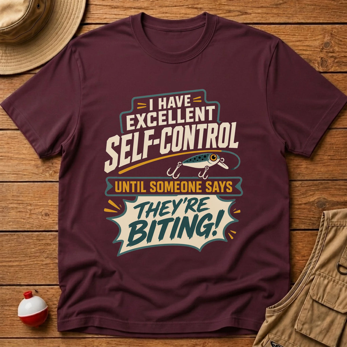 Self Control T-Shirt - Floating Bobber