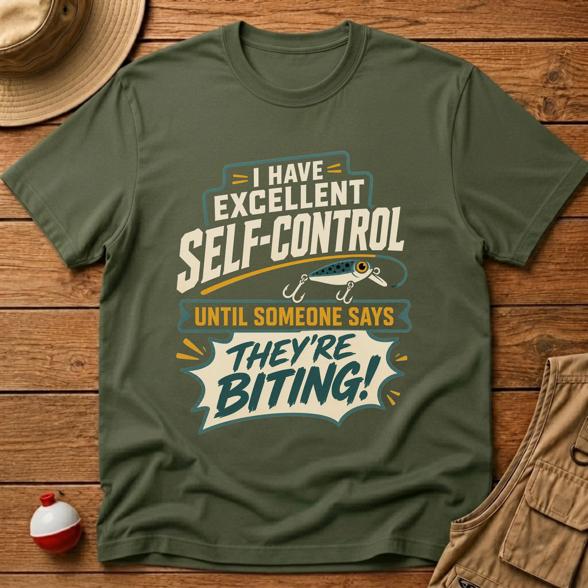 Self Control T-Shirt - Floating Bobber
