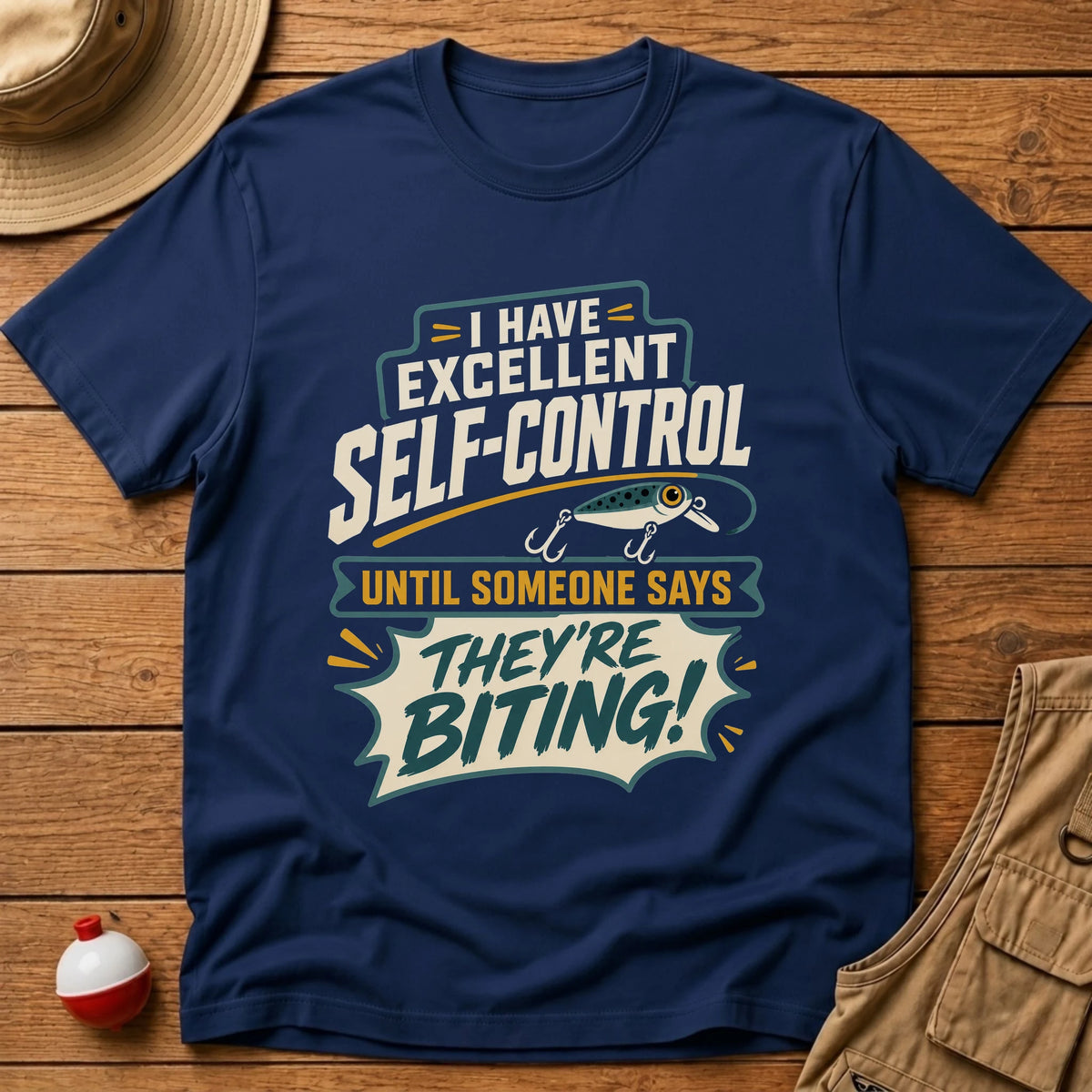 Self Control T-Shirt - Floating Bobber