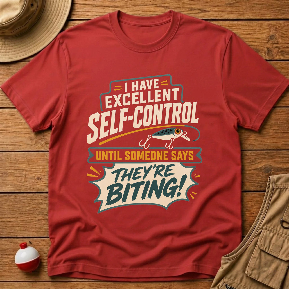 Self Control T-Shirt - Floating Bobber