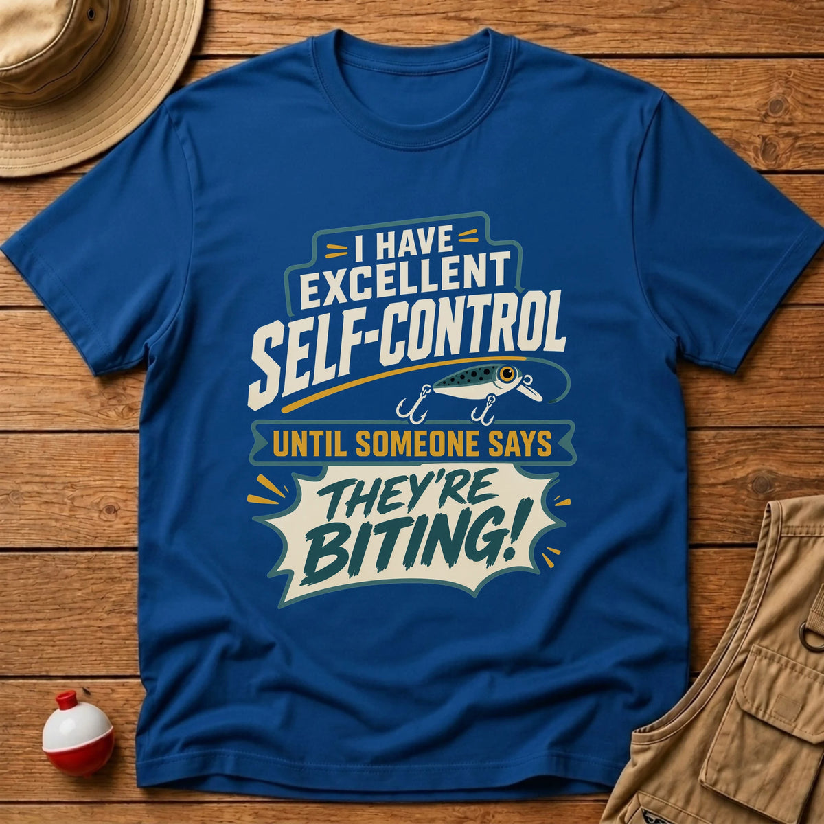 Self Control T-Shirt - Floating Bobber