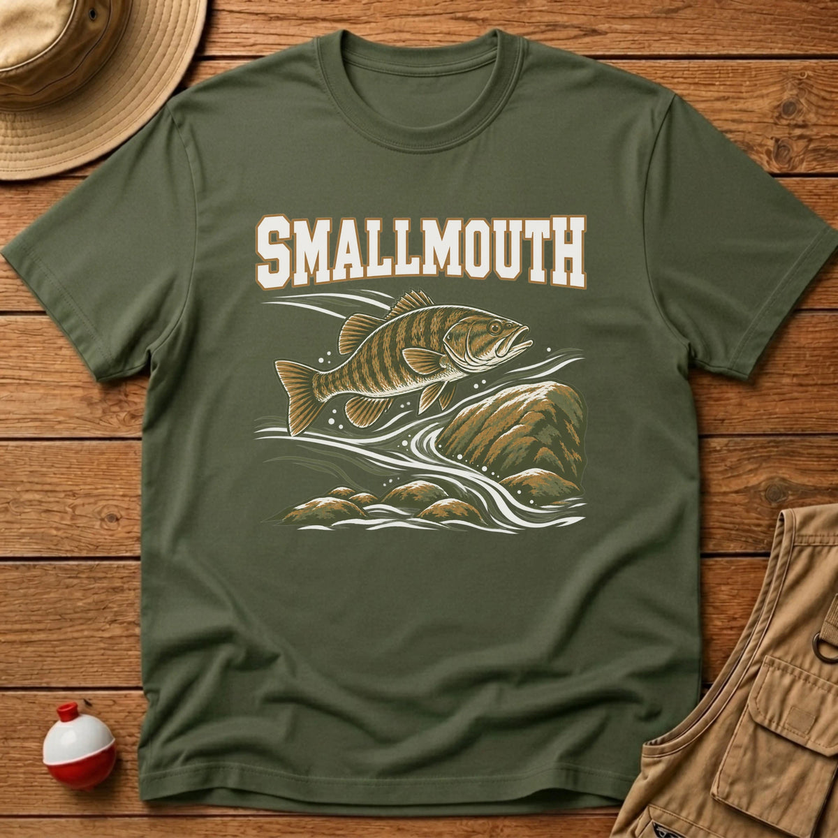 Smallmouth T-Shirt - Floating Bobber