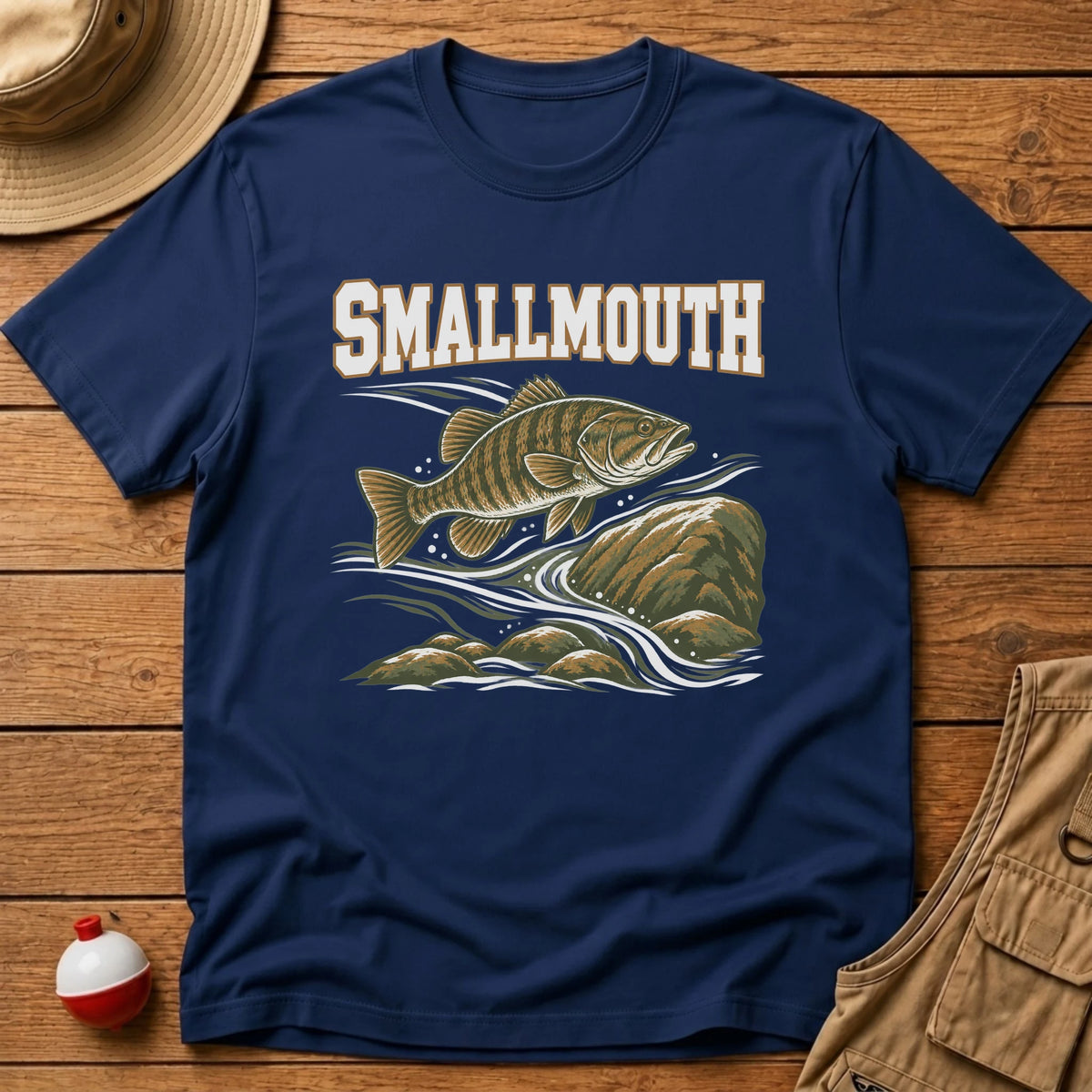 Smallmouth T-Shirt - Floating Bobber