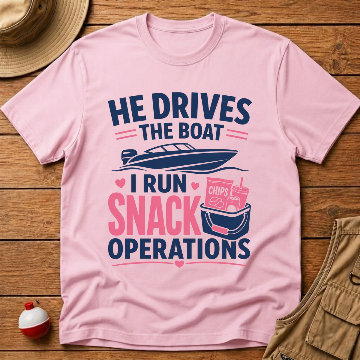 Snack Operations T-Shirt - Floating Bobber