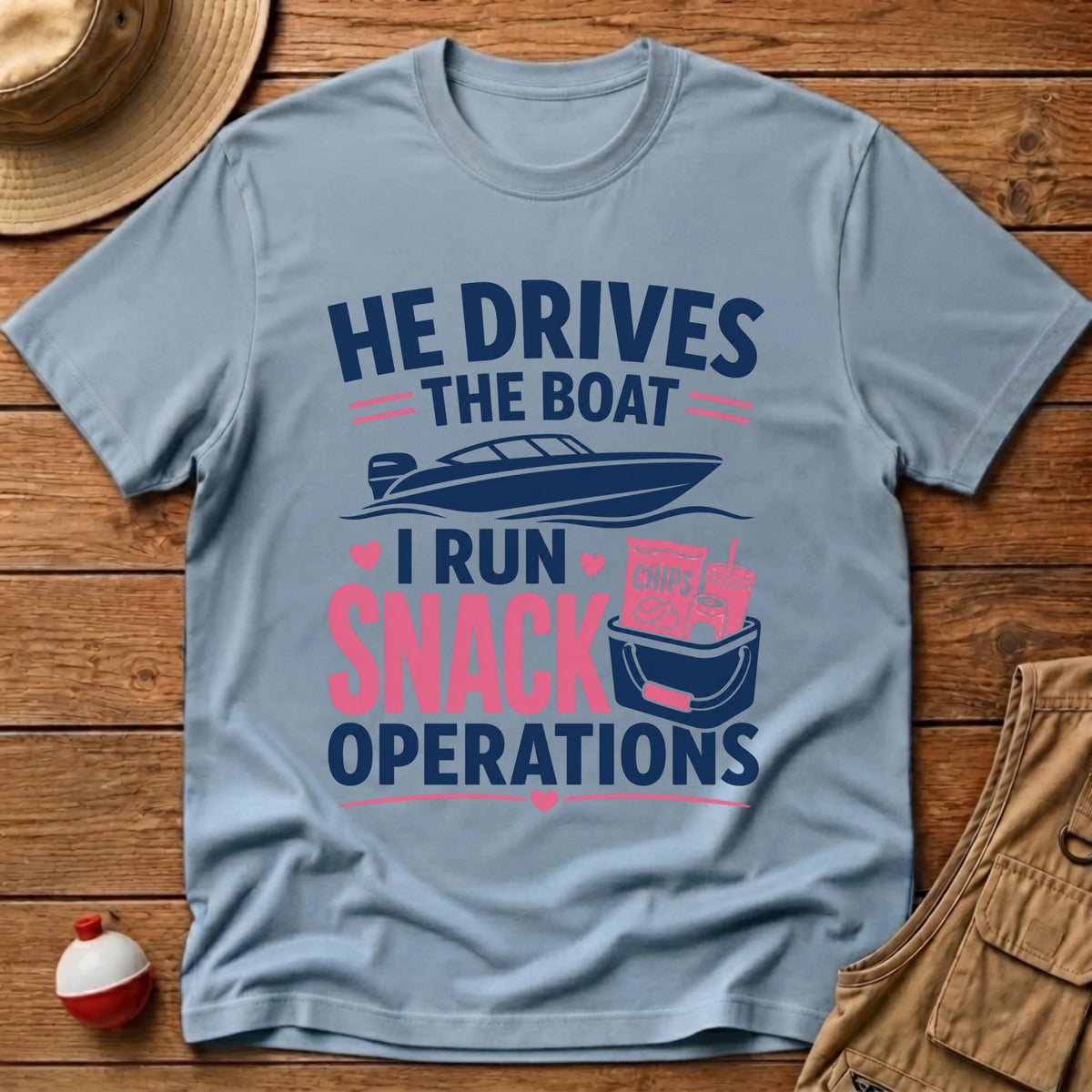 Snack Operations T-Shirt - Floating Bobber