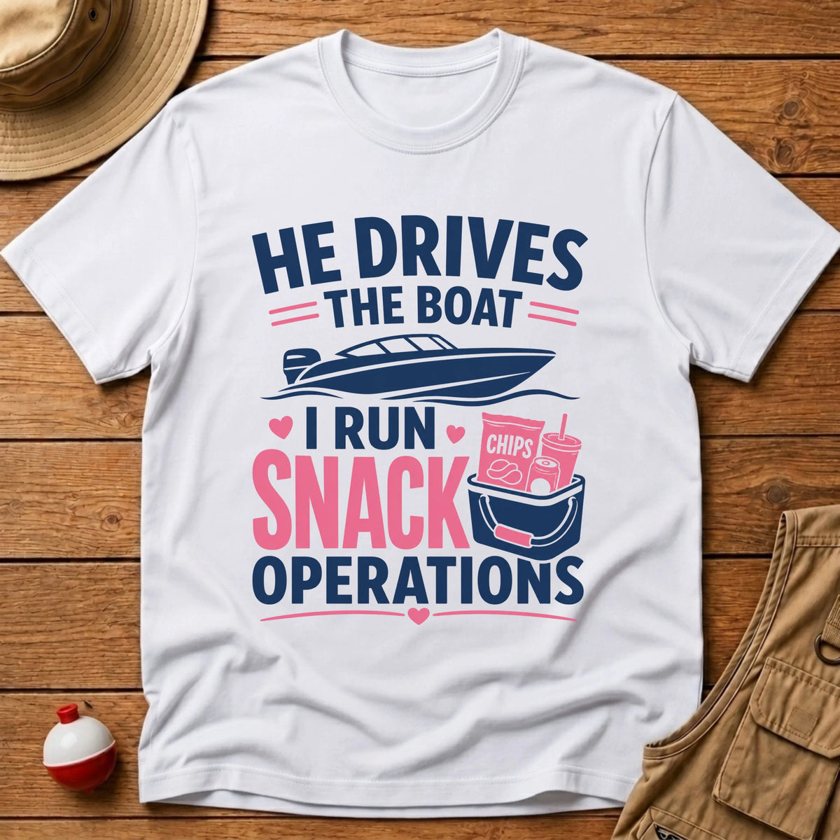 Snack Operations T-Shirt - Floating Bobber