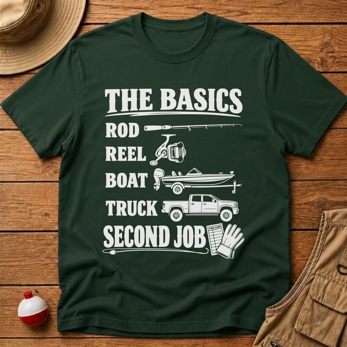 The Basics T-Shirt - Floating Bobber